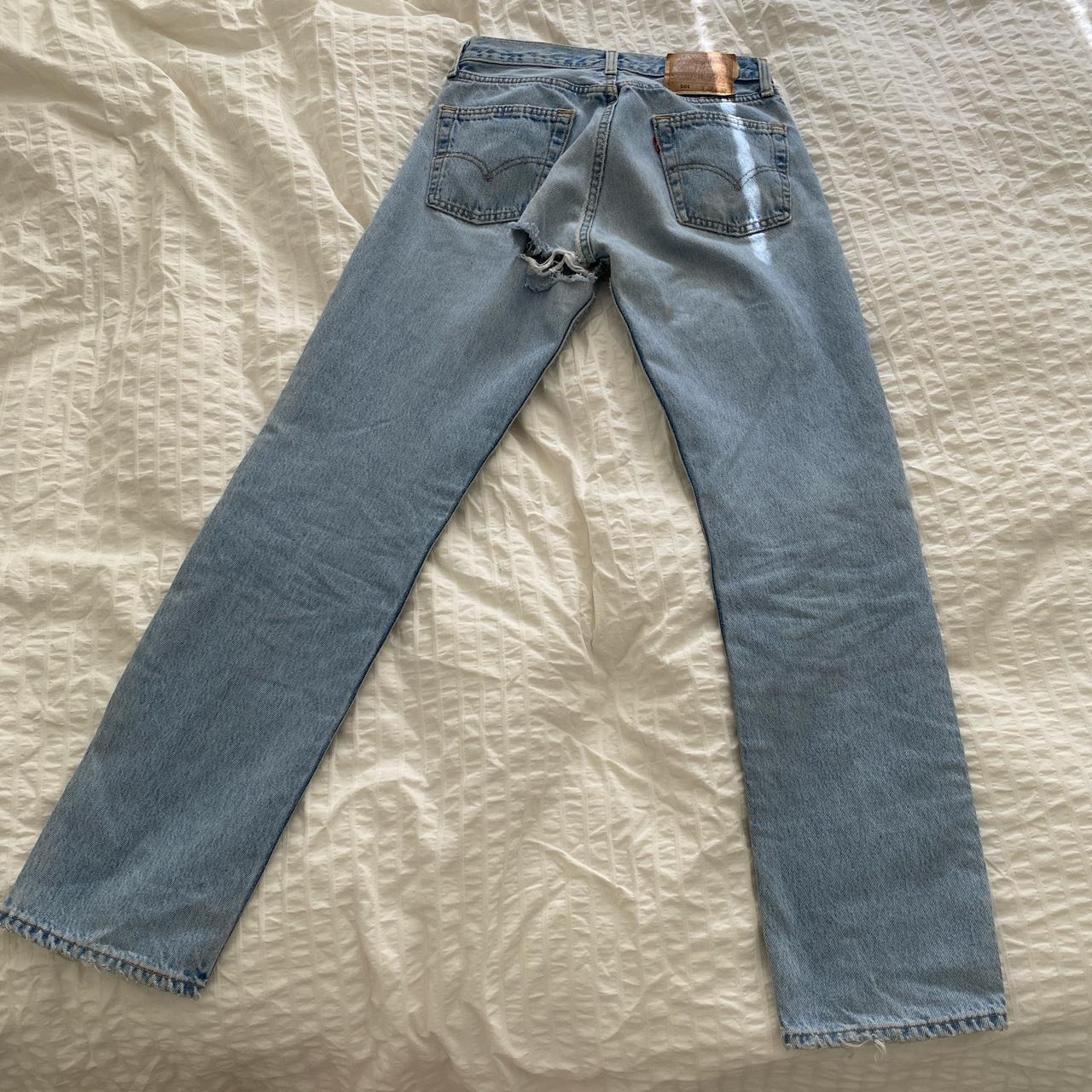 vintage 501 levis w/ hole in the butt :) could put a... - Depop