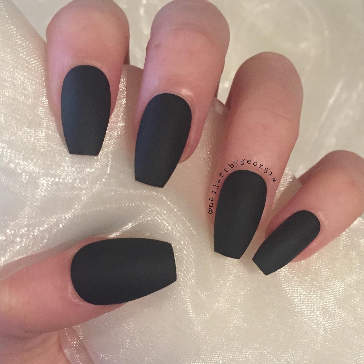 62 Best 💅 Black Coffin Nails Design You May Crazy for It … | Flickr
