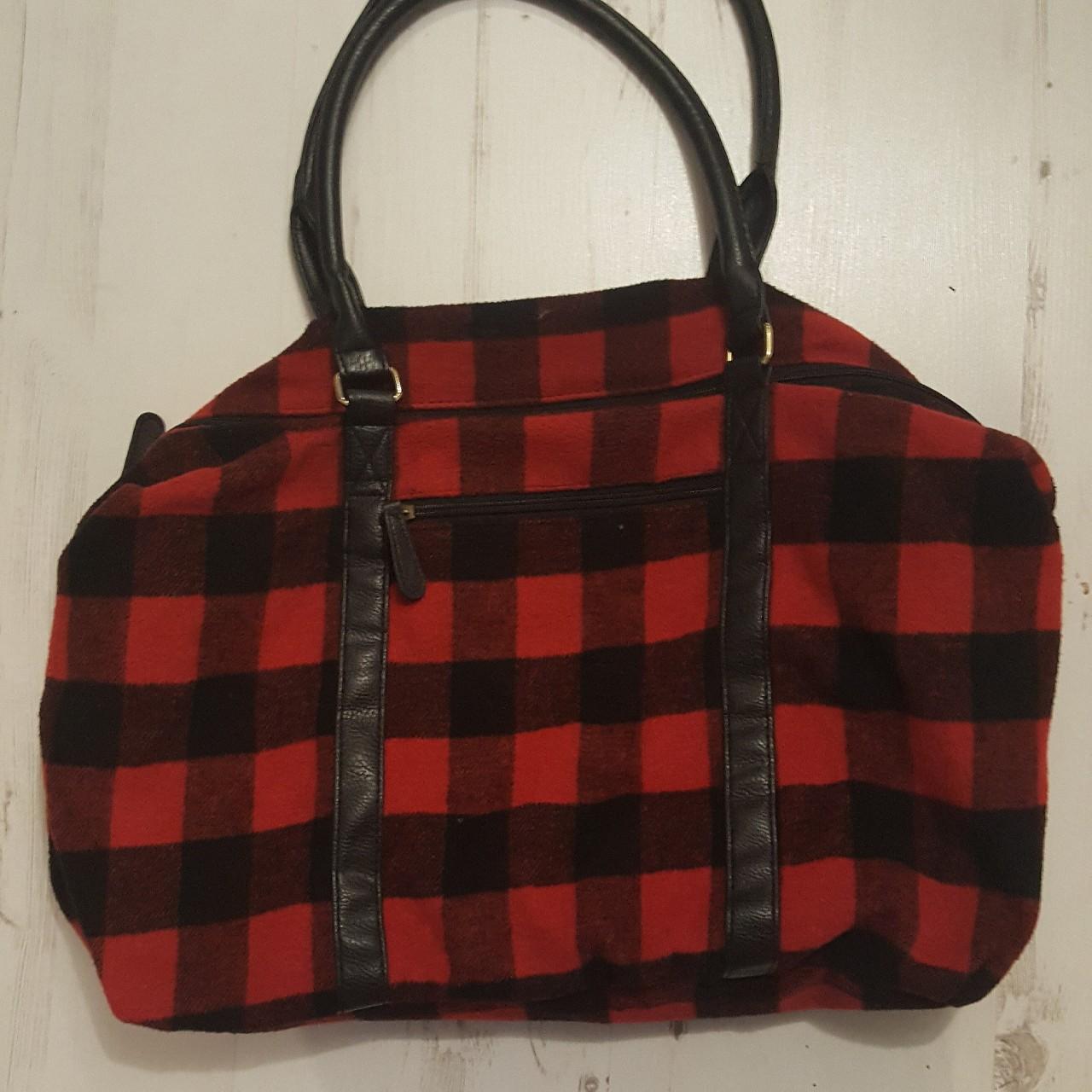 Supreme 2011 Damier Checkered Duffle Bag Black - - Depop