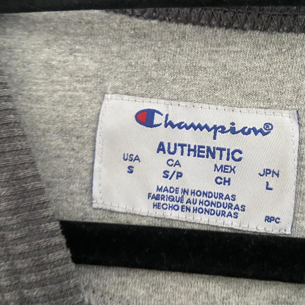 VINTAGE CHAMPION JUMPER Vintage Grey Champion... - Depop