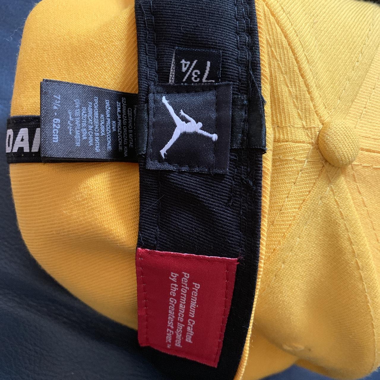 brand new Air Jordan yellow cap (large) Depop