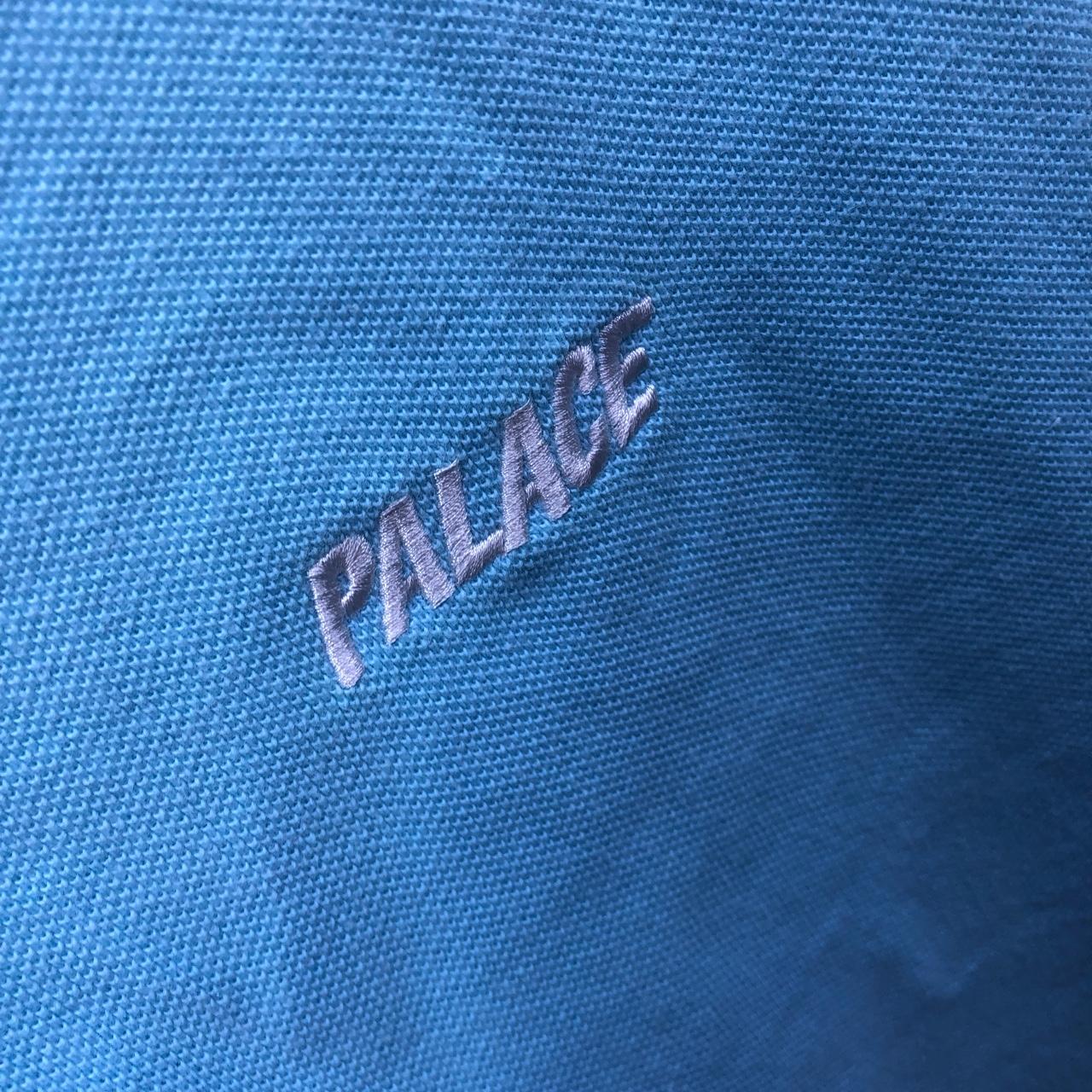 Palace Polo Zip Knit Blue Men's - Ultimo 2016 - US