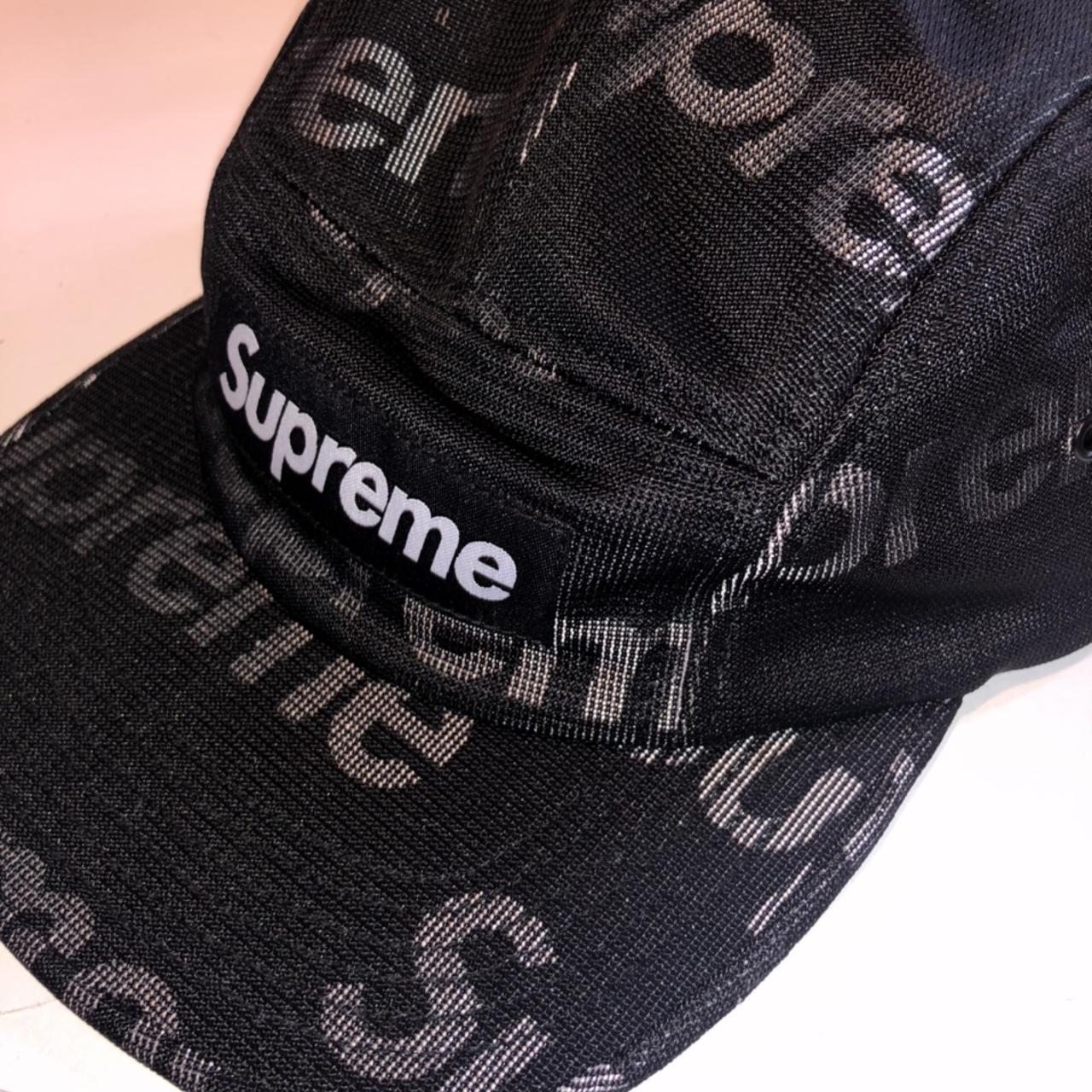 Supreme lenticular logo camp cap black , Deadstock...