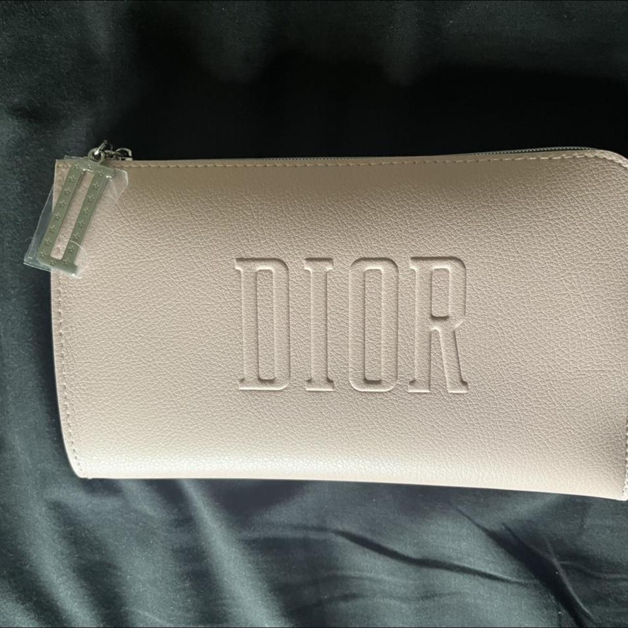 Small Dior make up bag. Light pink, never used and - Depop