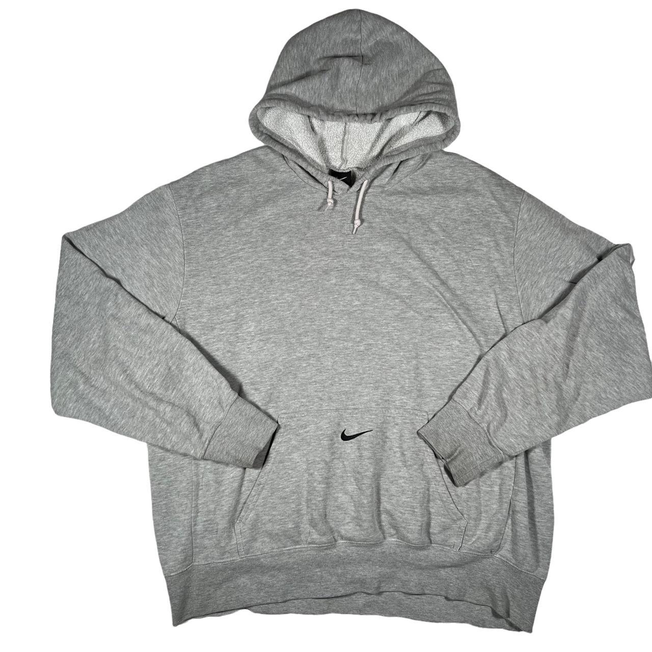 center chest nike swoosh hoodie