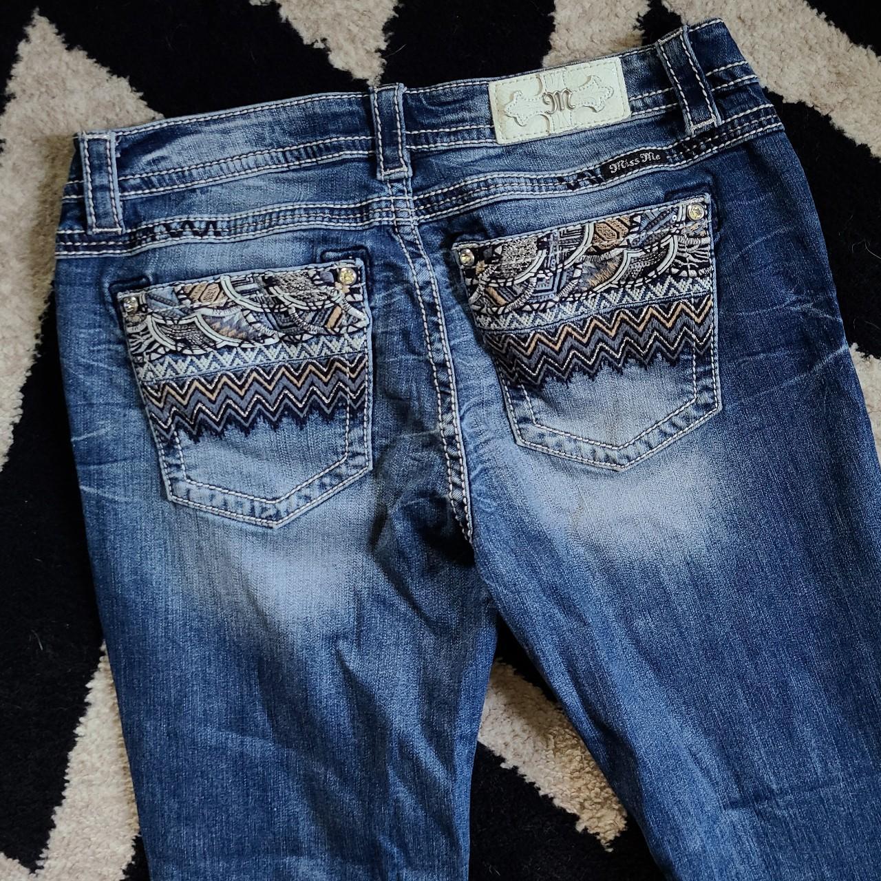 Bootcut Miss Me Jeans • brand: Miss Me • size:... - Depop