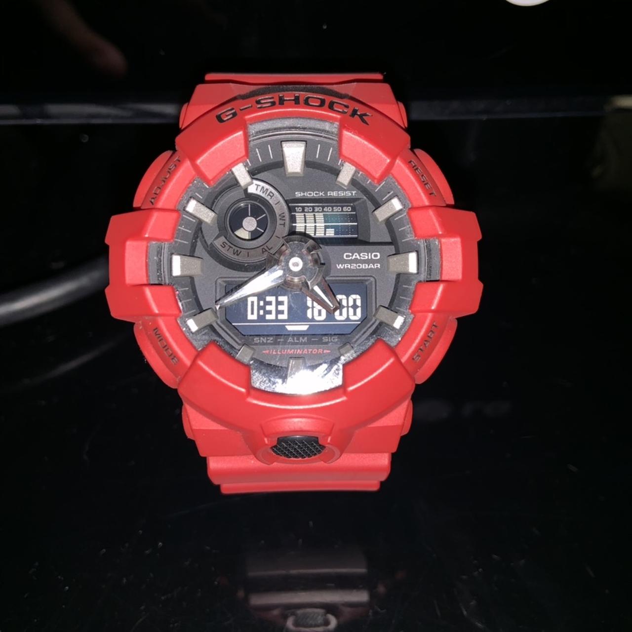 G shock ga700 discount red