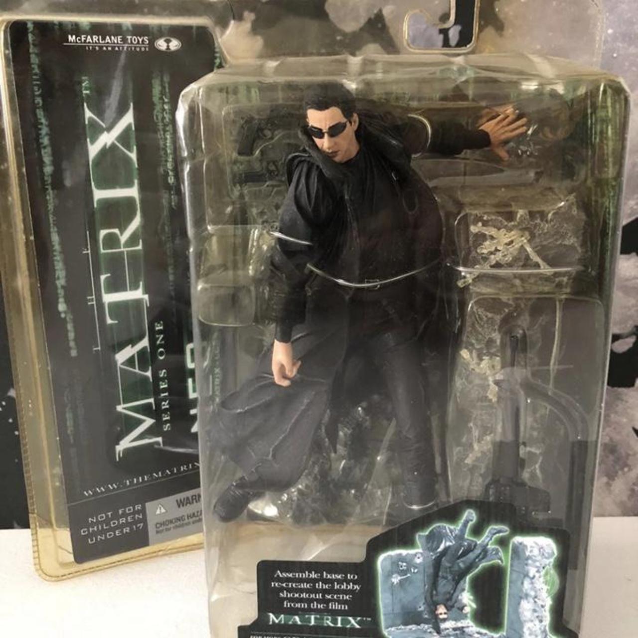 Matrix Lobby Scene Neo Action Figure. Box condition... - Depop