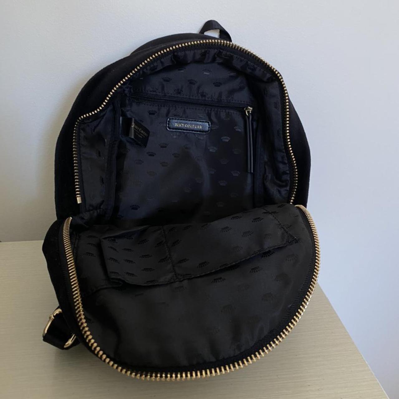 Mini Velvet Juicy Couture Backpack. Great condition.... Depop
