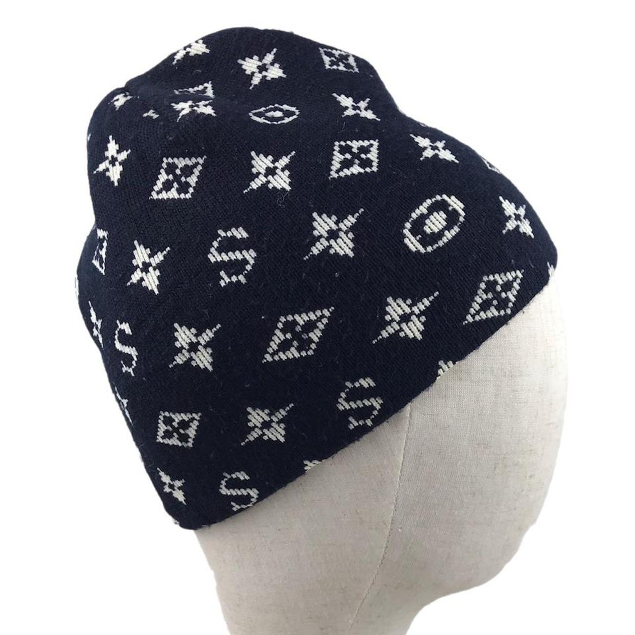 2000s SUPREME X LOUIS VUITTON MONOGRAM BEANIE