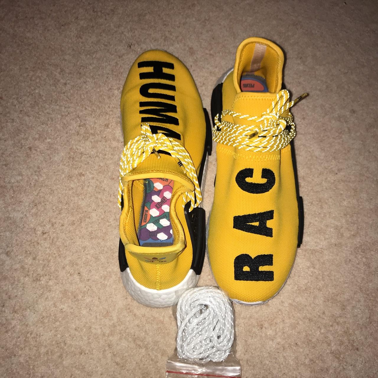 Human race best sale yellow laces