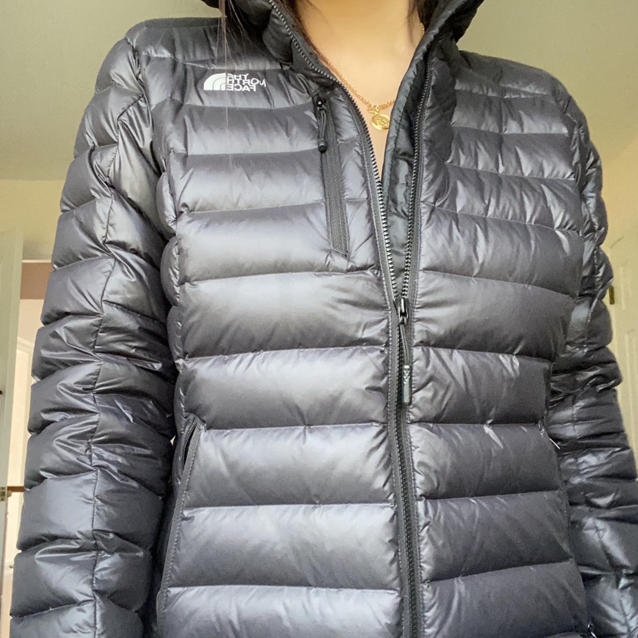 The North Face down jacket in black size... - Depop