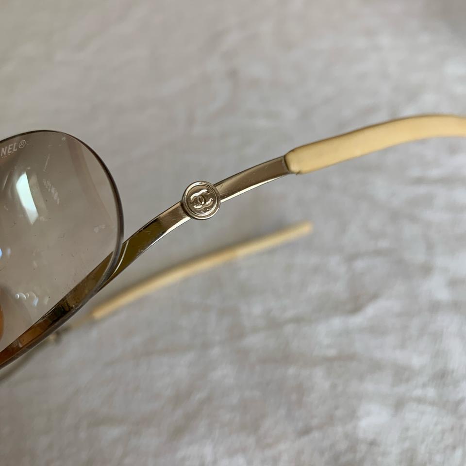 New Cartier Ascot Vendome Gold 53mm Half Frame Sunglasses Elton John France  For Sale at 1stDibs
