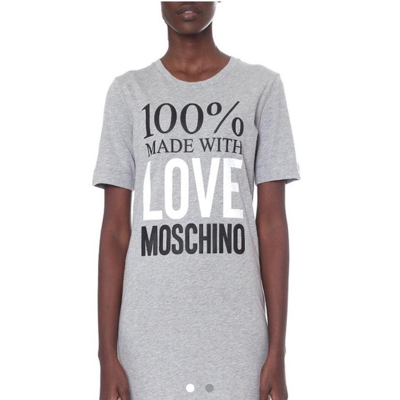 moschino tee shirt dress