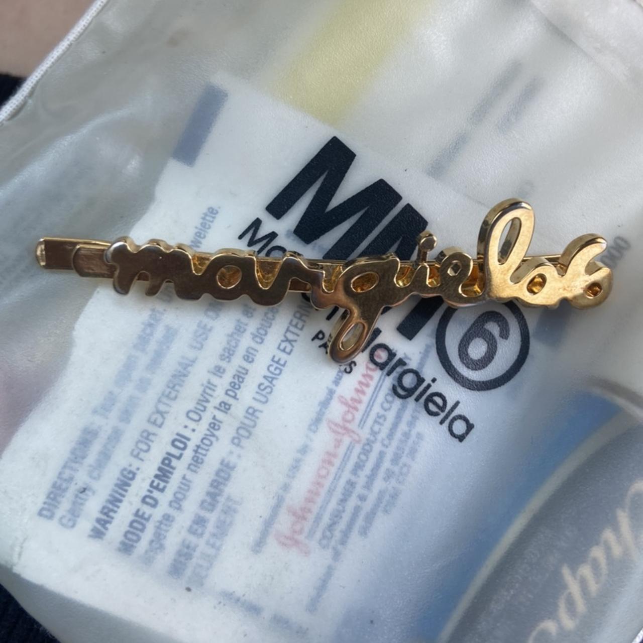 MM6 Maison Margiela Women's Gold Hair-accessories (4)