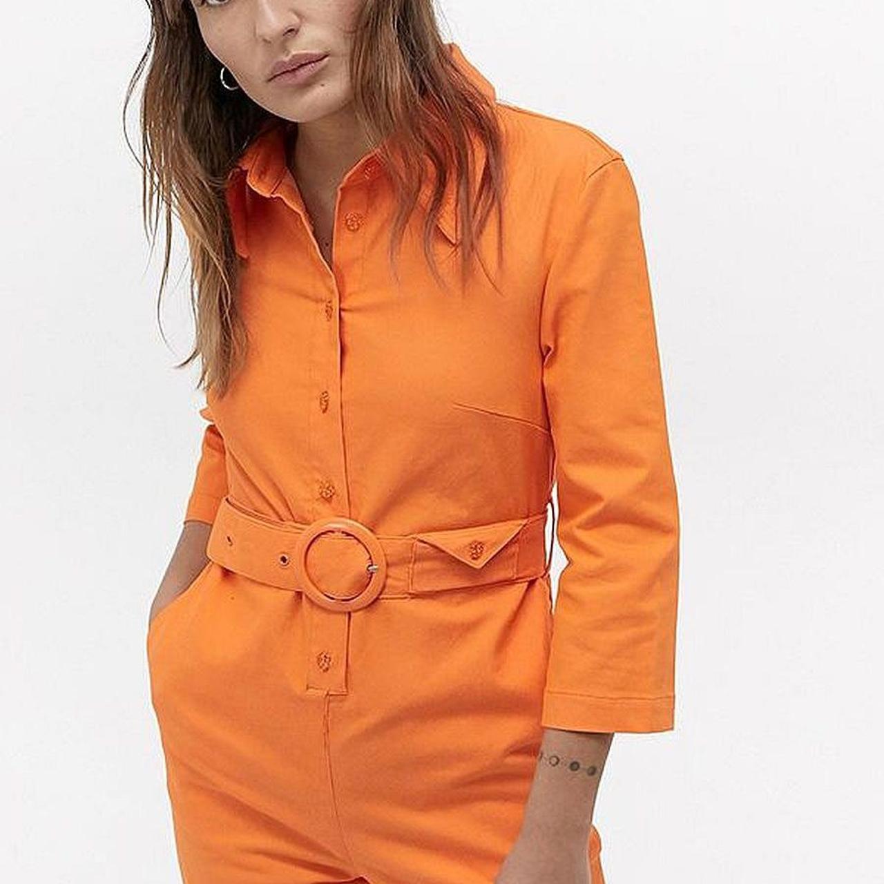 house of sunny orange jumpsuit super cute jumpsuit,... Depop