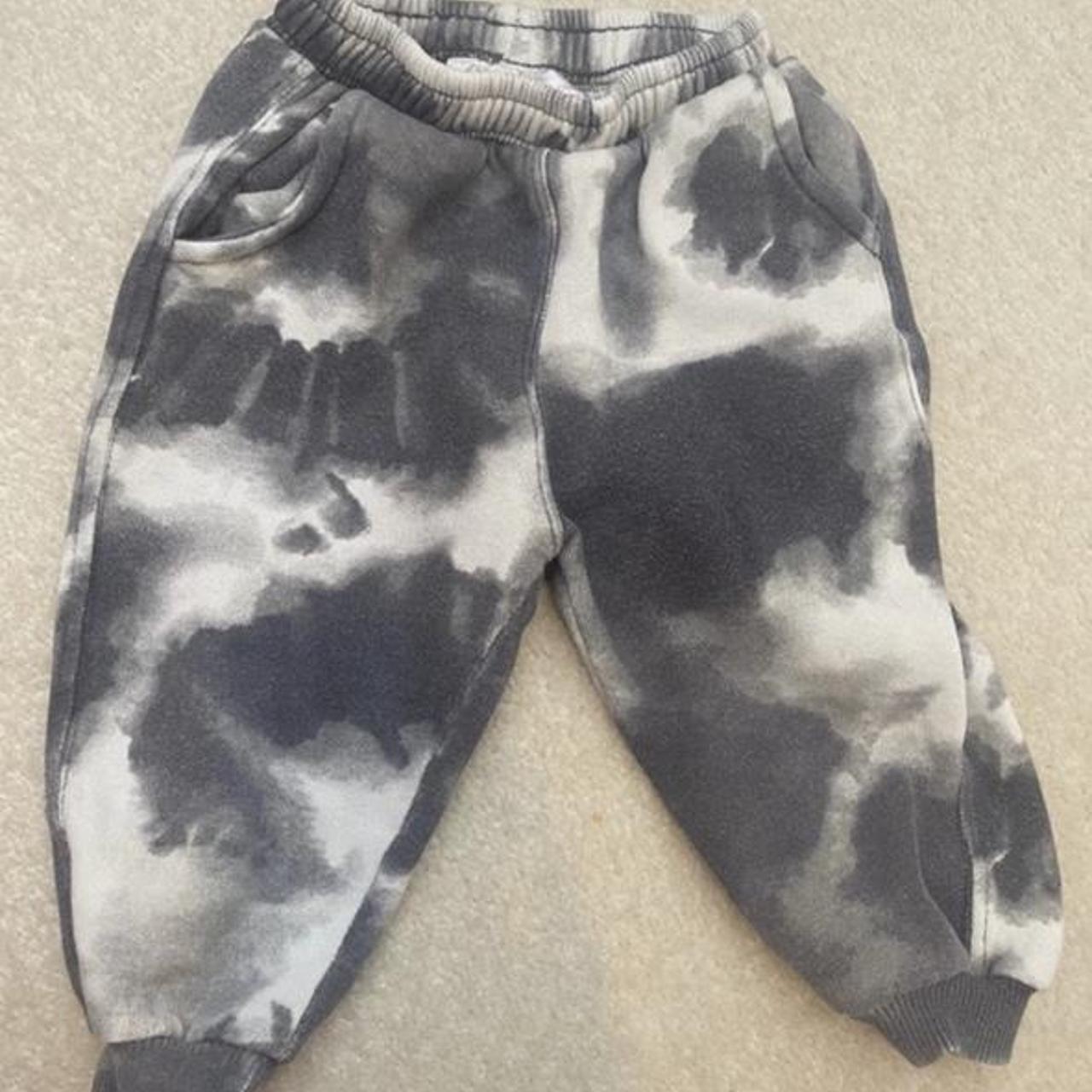 Zara kids unisex joggers tie dye Size 23 years Depop