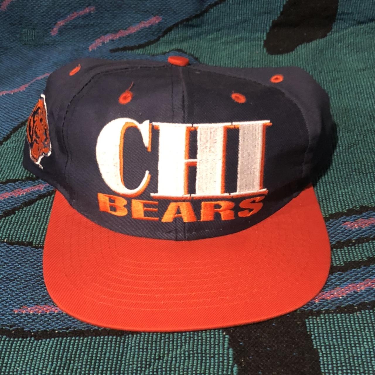 vintage chicago bears snapback hat dm for additional - Depop