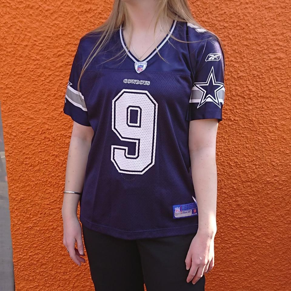 Nfl jersey tee t-shirt, dallas cowboys, navy, - Depop