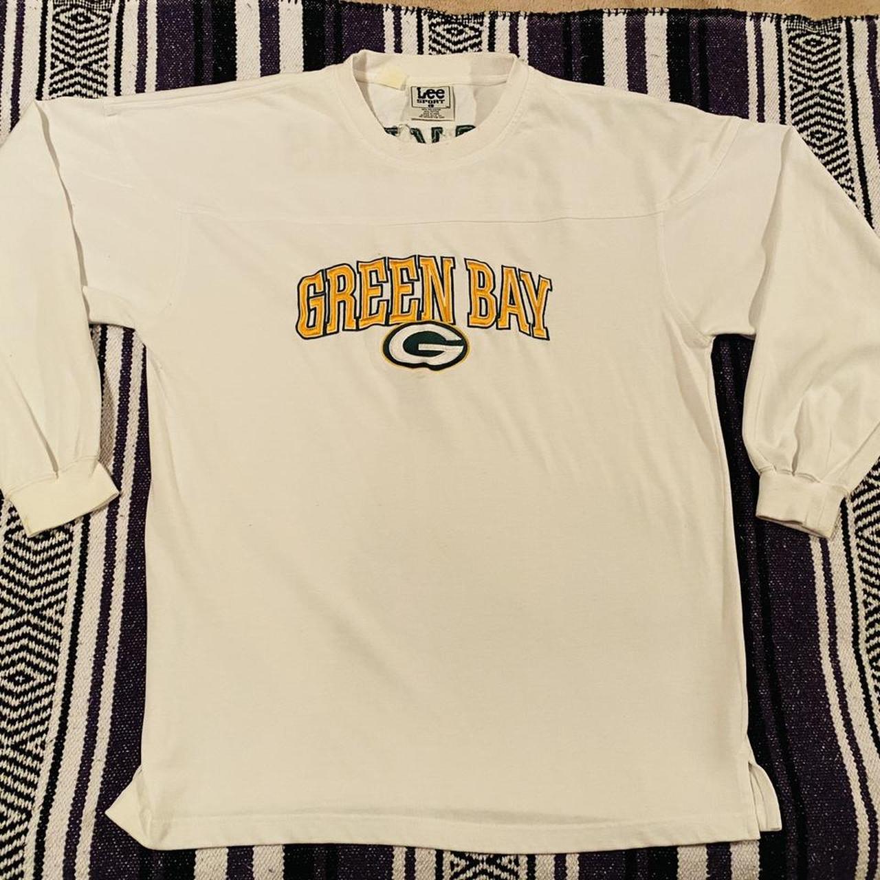 Vintage 90s Lee Sport Green Bay Packers heavyweight - Depop