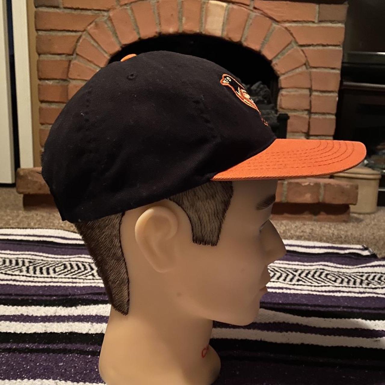 Vintage 90's Baltimore Orioles strapback hat. Crisp - Depop