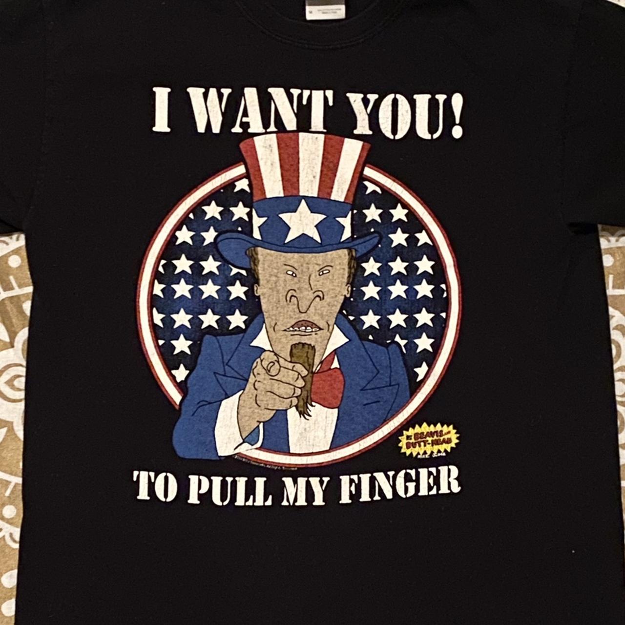 Beavis and Butthead Pull my Finger tee. Parody on...