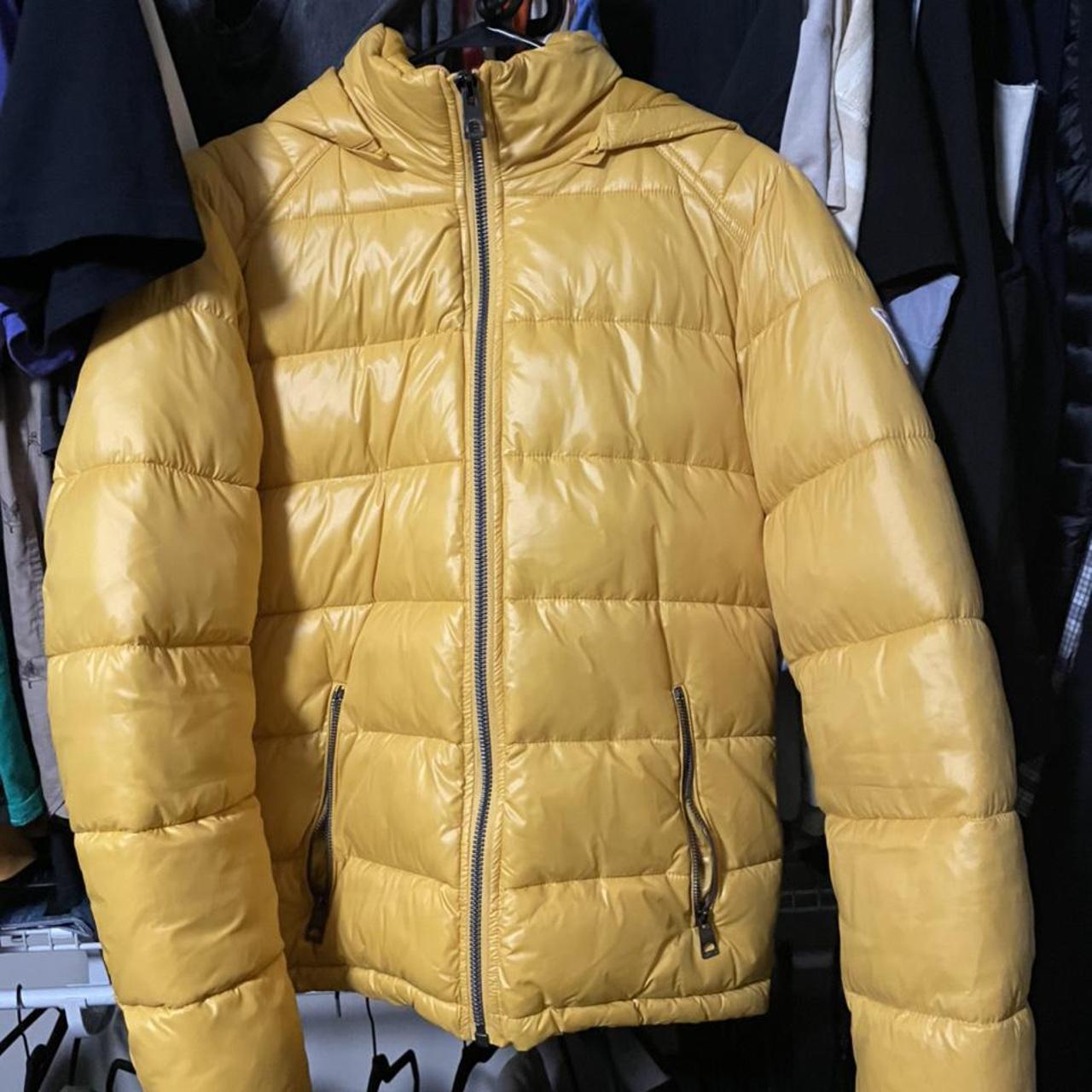 Guess Men's Yellow Jacket | Depop