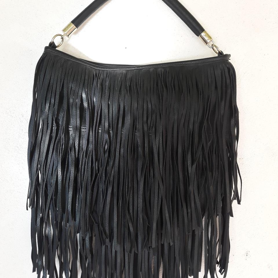 Black fringe 2025 purse h&m