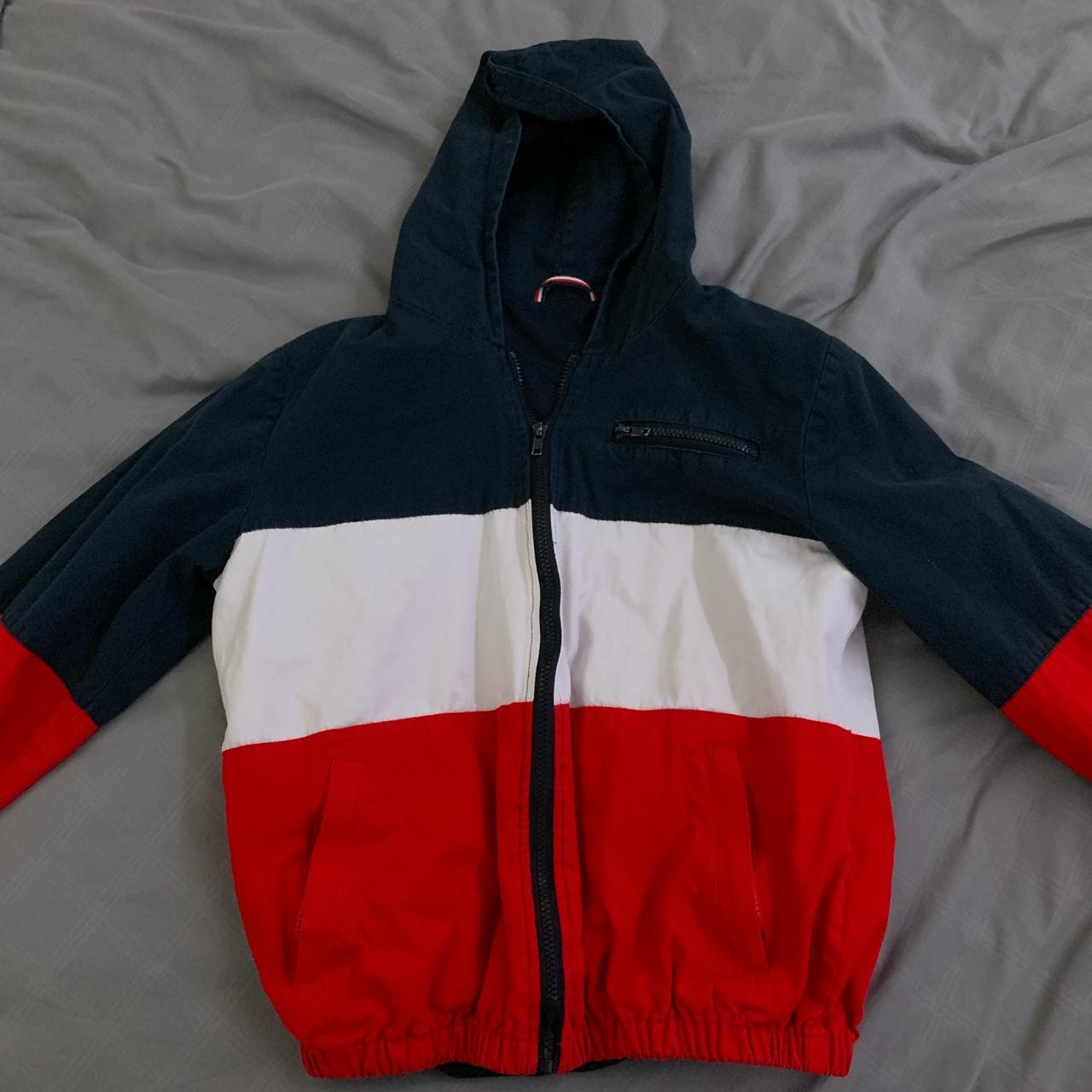 Brandy melville jacket shop red white blue