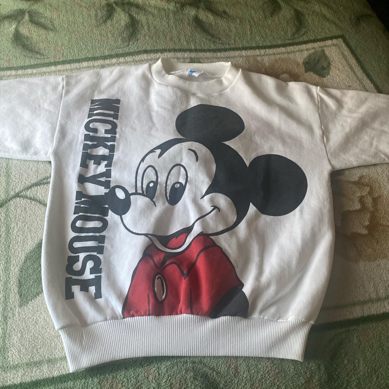 Mickey Mouse All over Print Longsleeve in good... - Depop