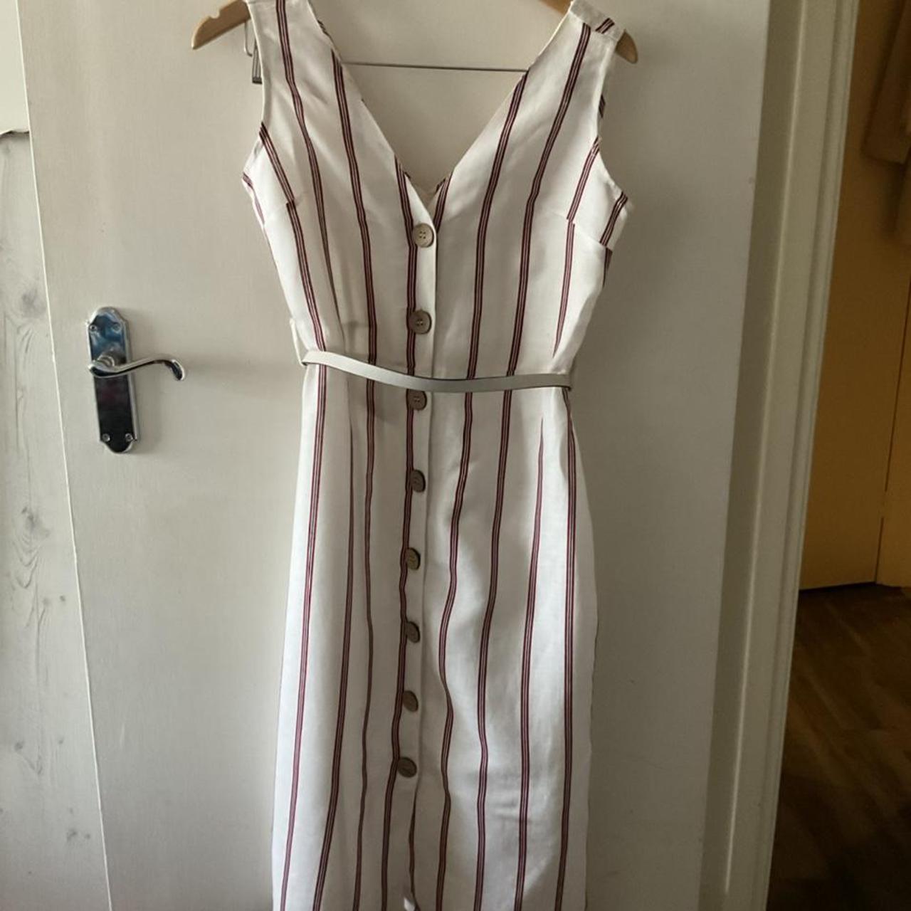Really nice River Island size 10 dress, White red