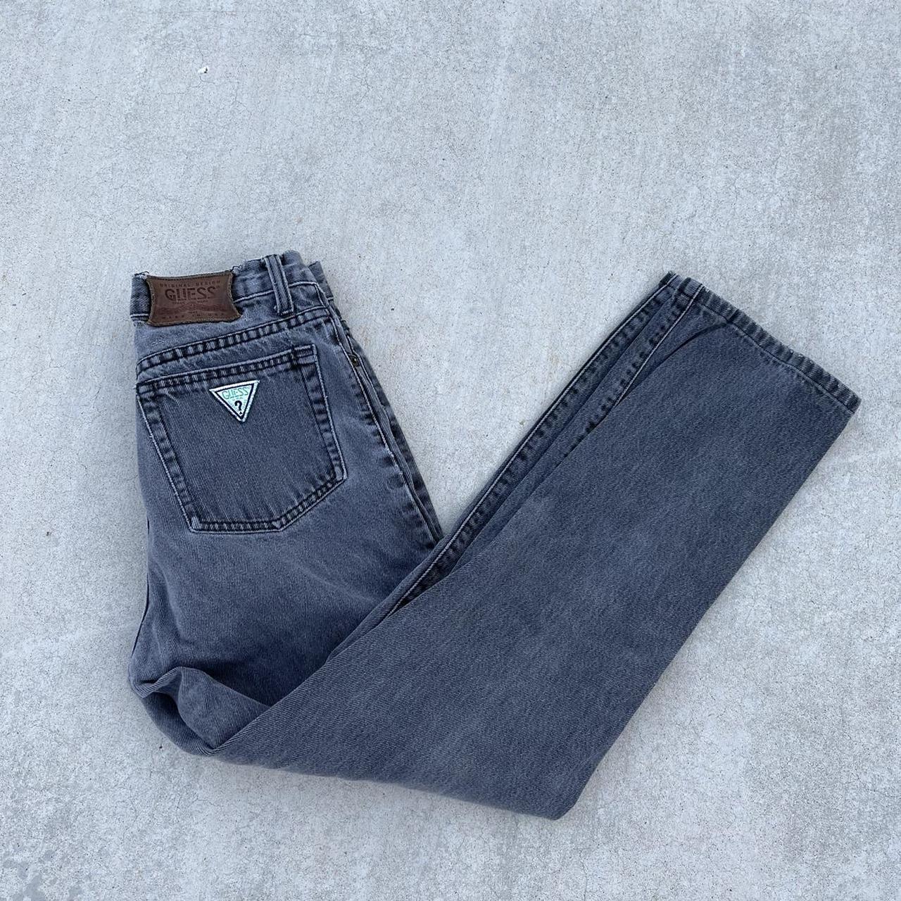 Women's Black and Grey Jeans Depop