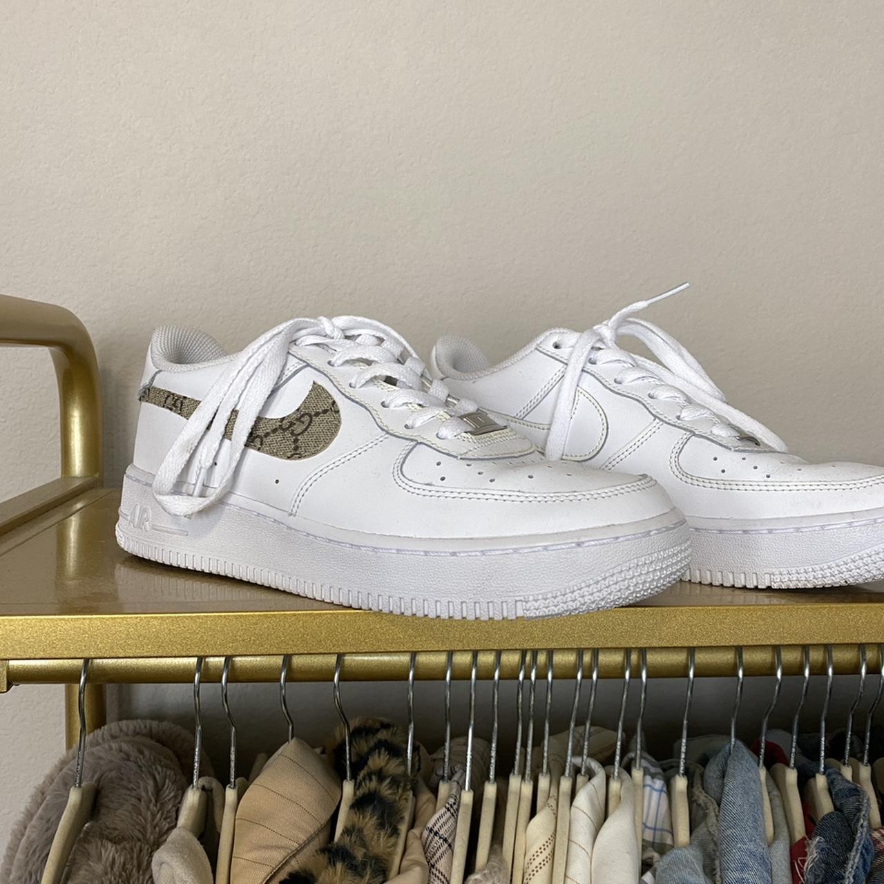 Gucci air force hot sale 1 white