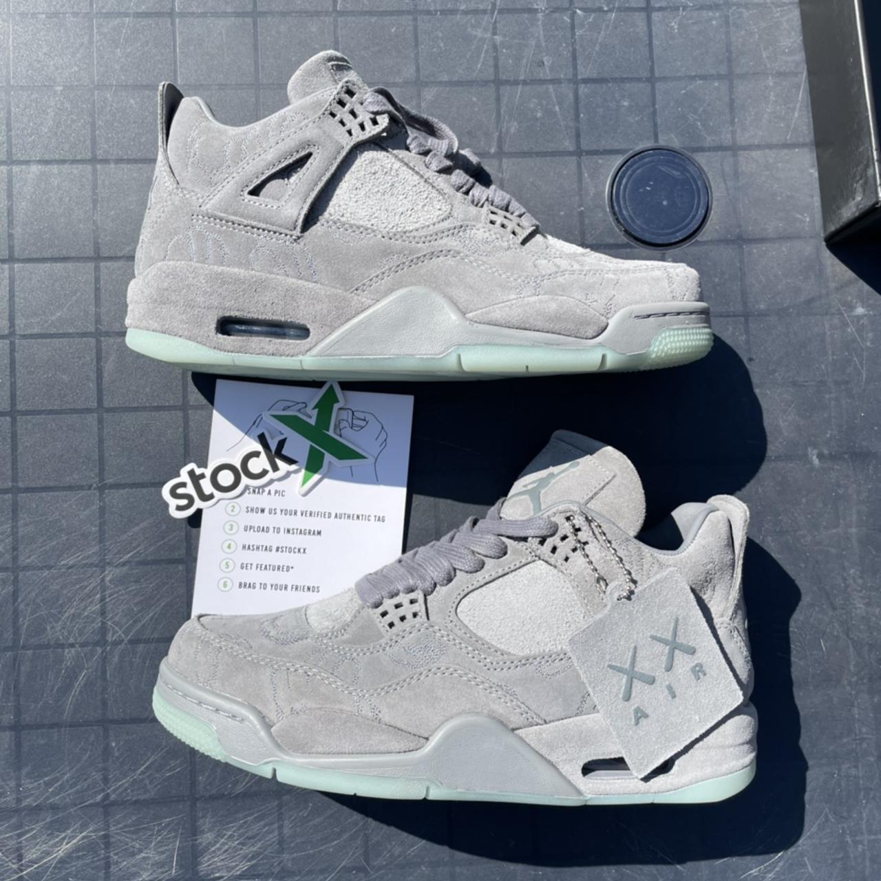 JORDAN 4 X KAWS . jordan jordan4 kaws green. Depop