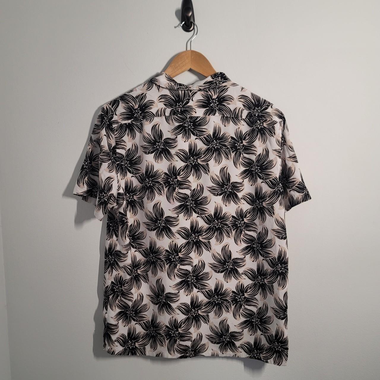 Express Men's Black and White Shirt | Depop