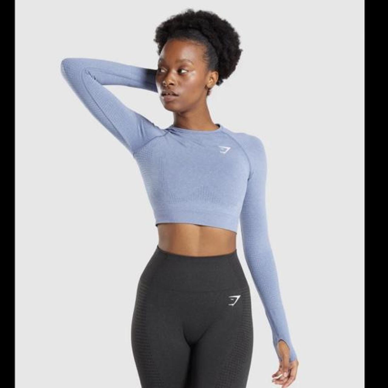 Gymshark Vital Seamless Long Sleeve Crop Top In Depop