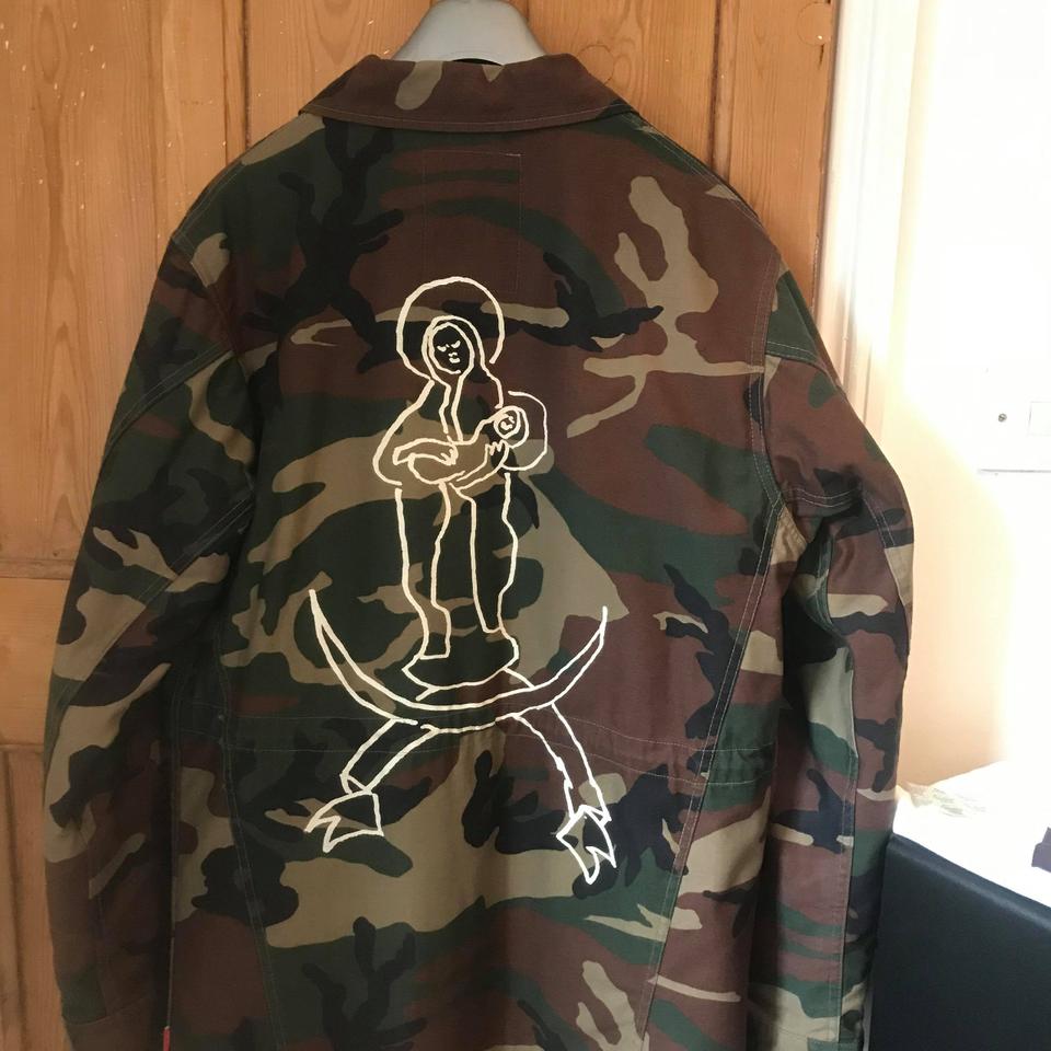 Supreme x Mark Gonzales M51 Camo Jacket. Large - 2... - Depop