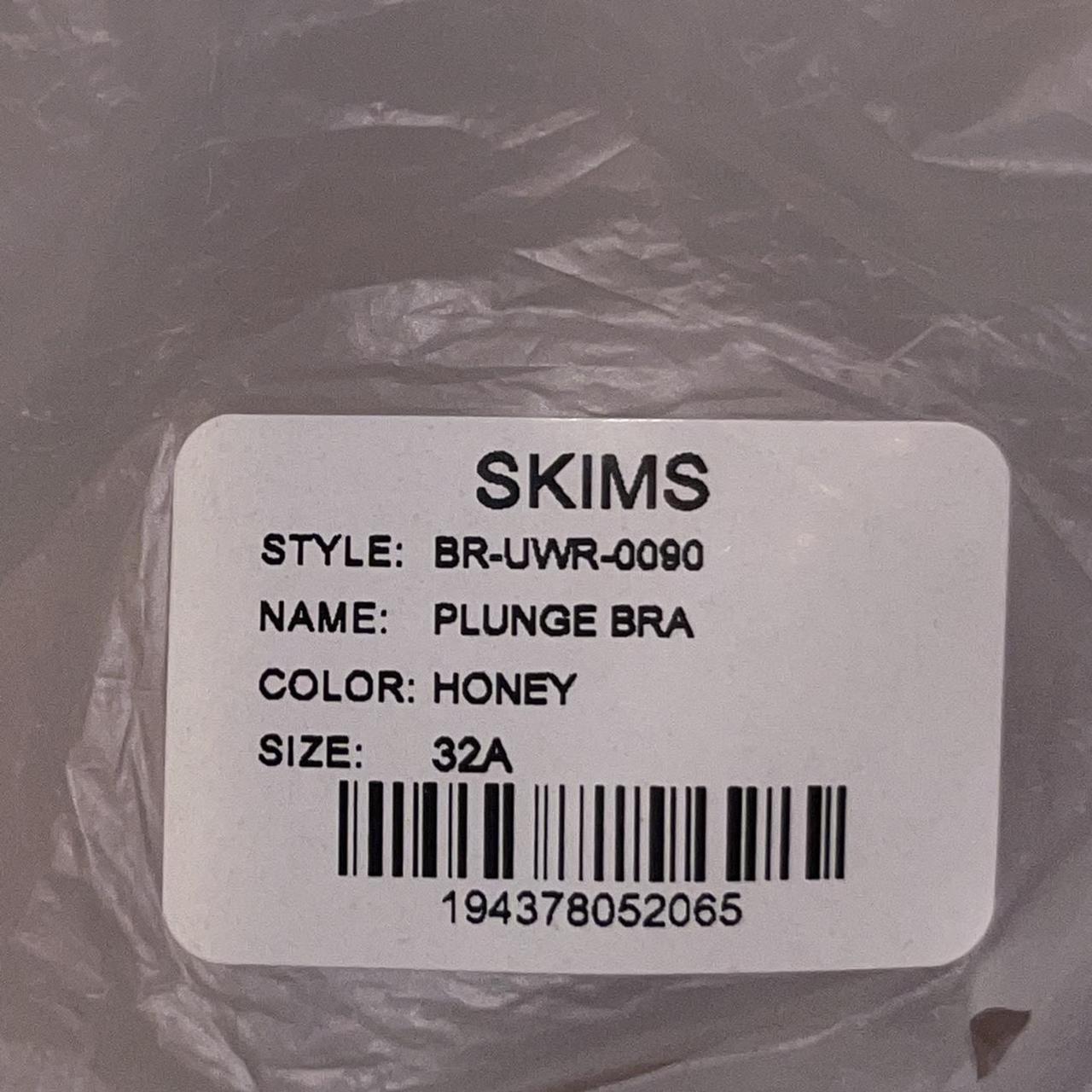 SKIMS Naked plunge bra - Honey