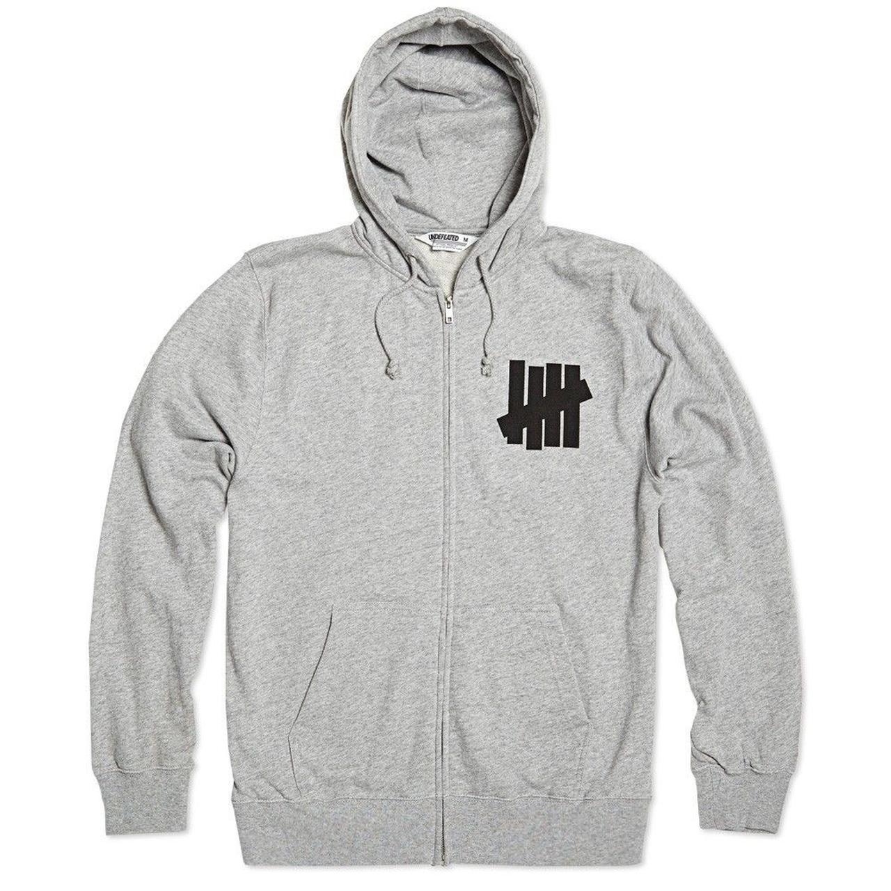 Undefeated grey outlet hoodie