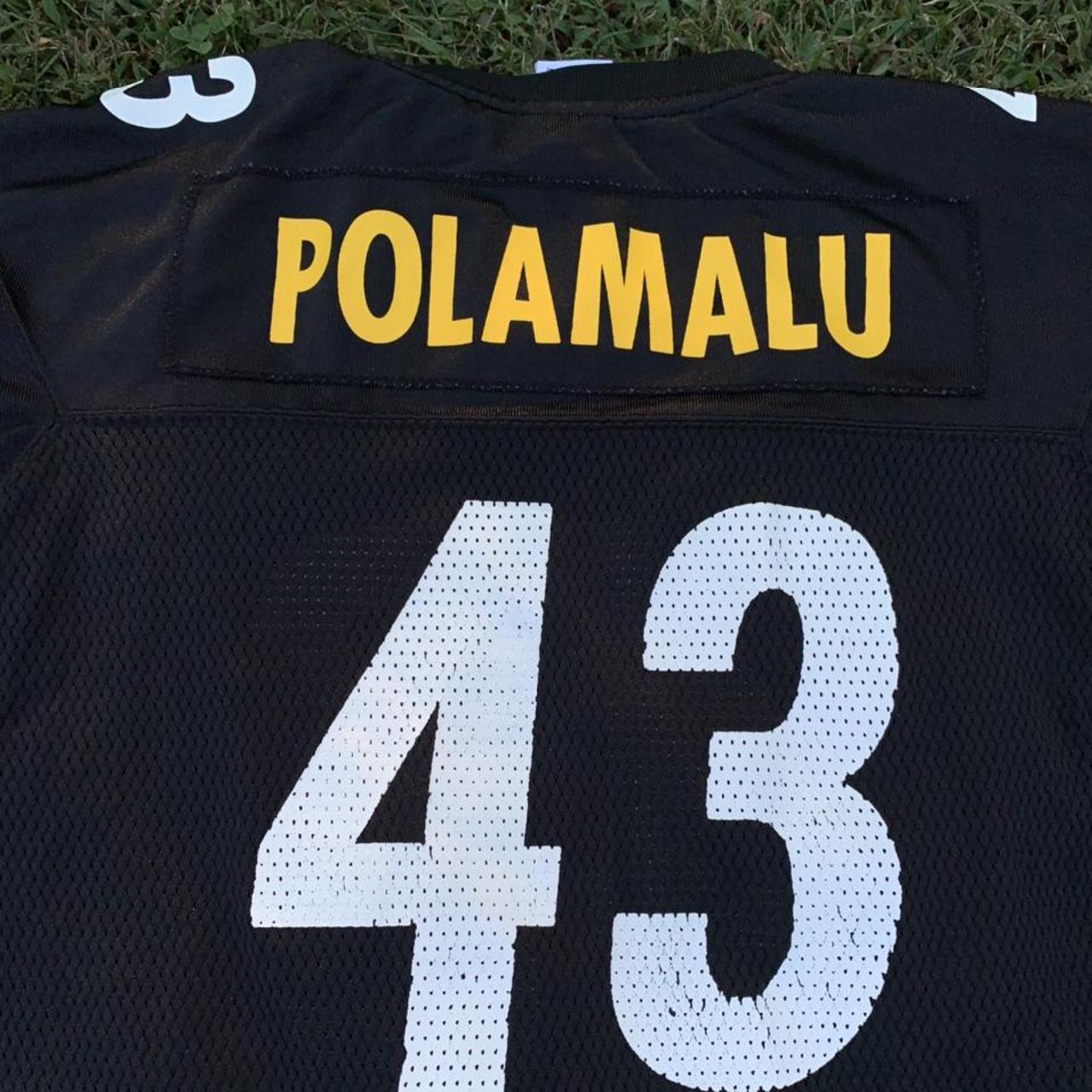 \ud83d\ude0eSTEELERS\ud83d\ude0e Throwback Polamalu Jersey. Pittsburg... - Depop