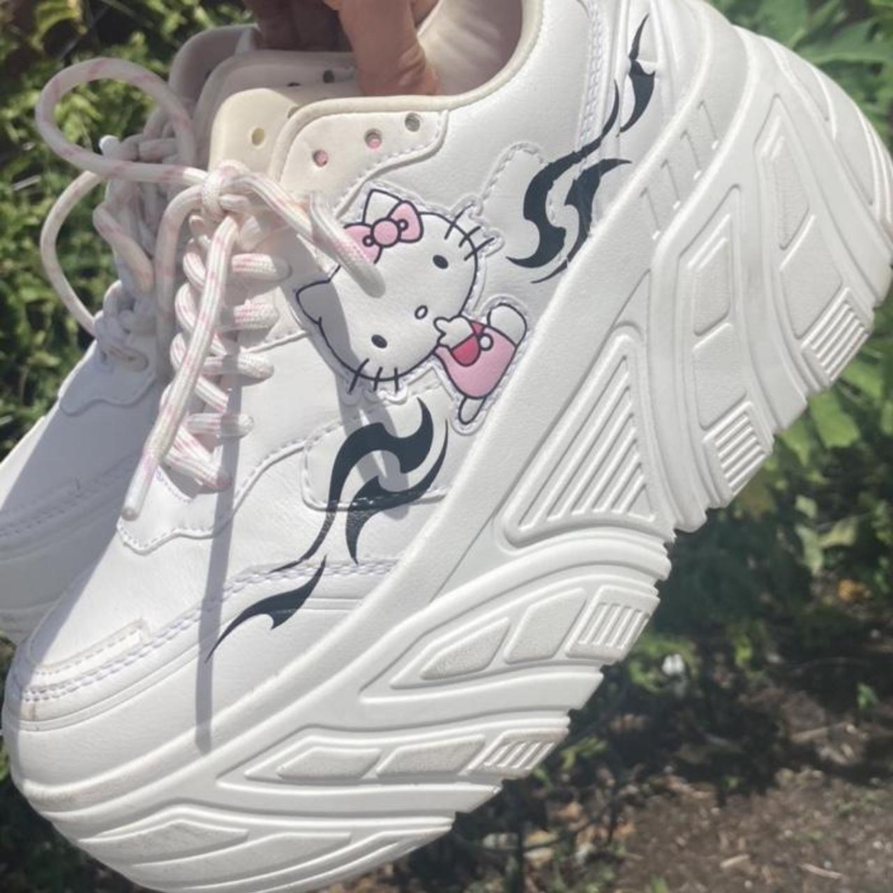 hello kitty platform sneakers