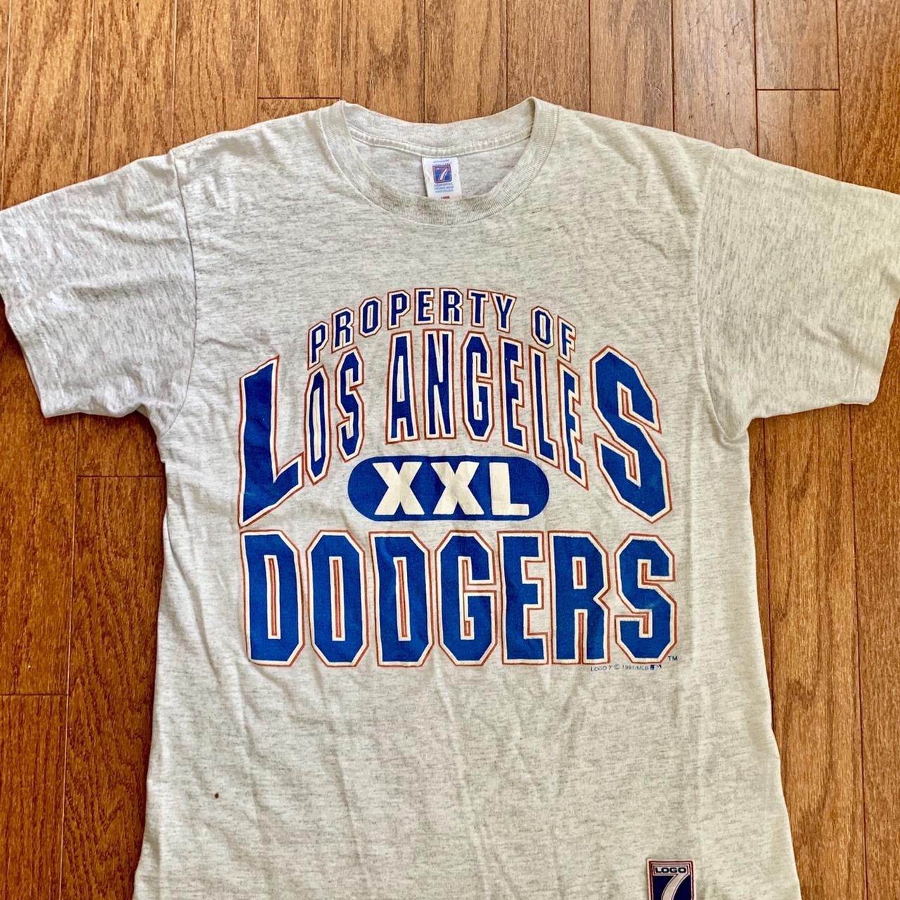 Vintage La dodgers shirt Size xl 22x31 Single - Depop