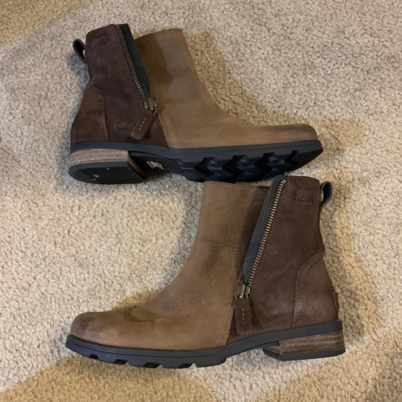 sorel brown booties