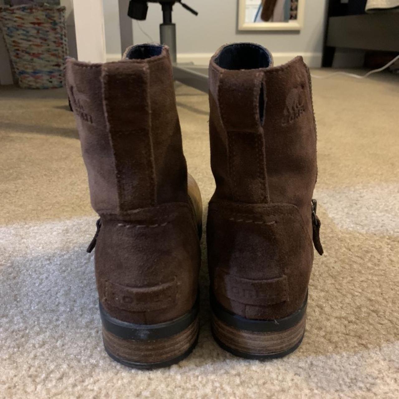 sorel brown booties