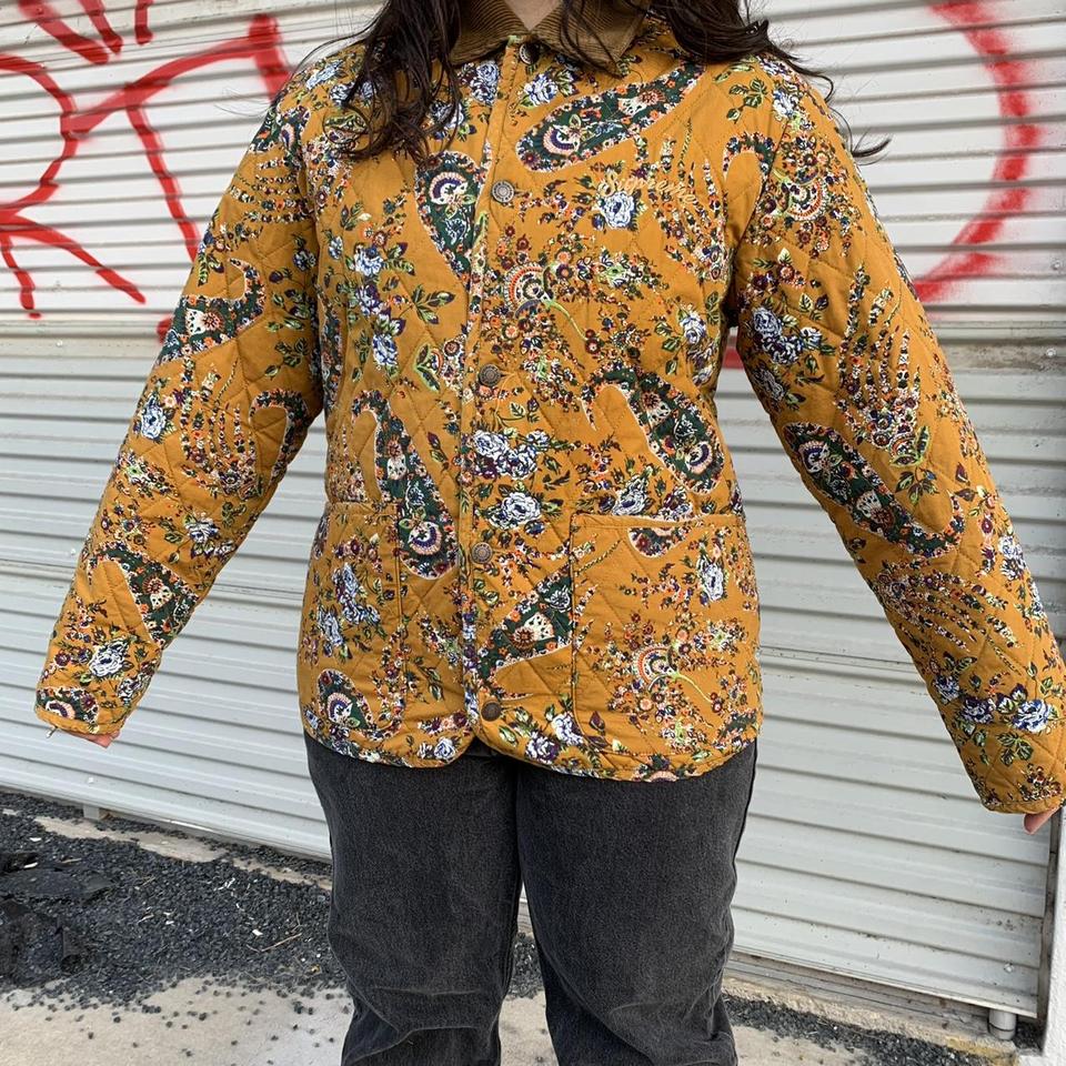 Supreme Quilted Paisley Jacket Mustard L - ブルゾン