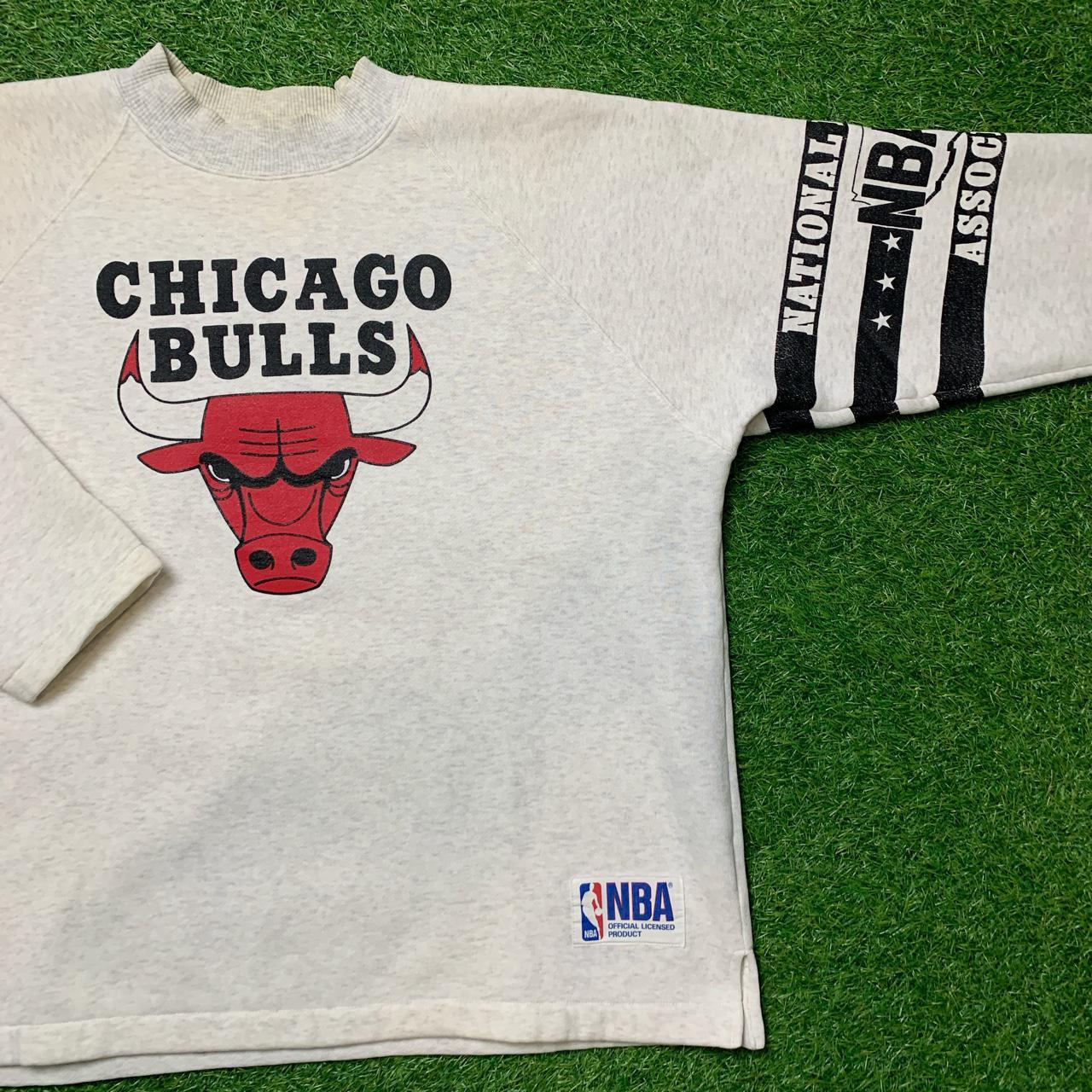Vintage Chicago Bulls jumper Condition: 9/10 minor... - Depop