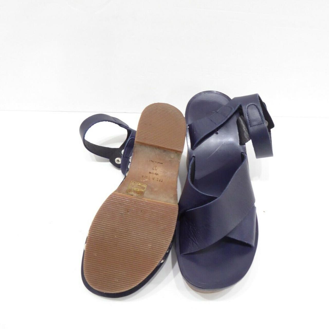 Rag & Bones Hester Navy Platform Sandal selling