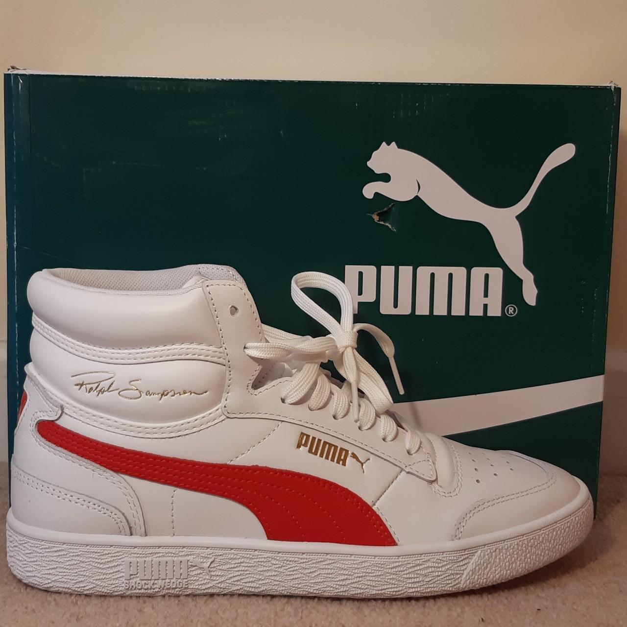 PUMA Ralph Sampson mid trainers. SIZE 8.5 UK Brand. Depop