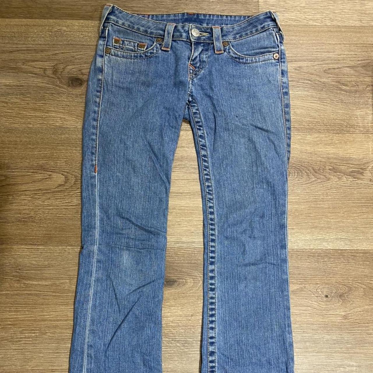 True Religion low rise jeans Coolest vintage jeans... - Depop