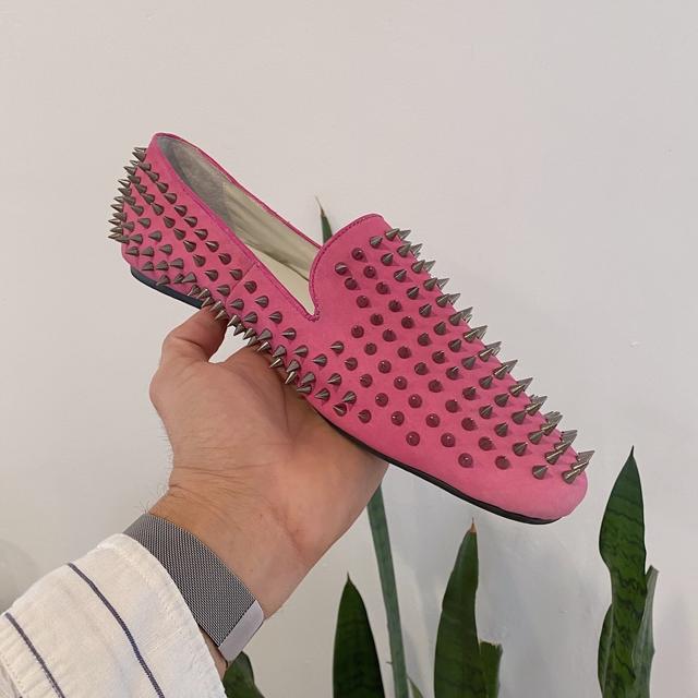 UNIF Men's Pink Loafers | Depop